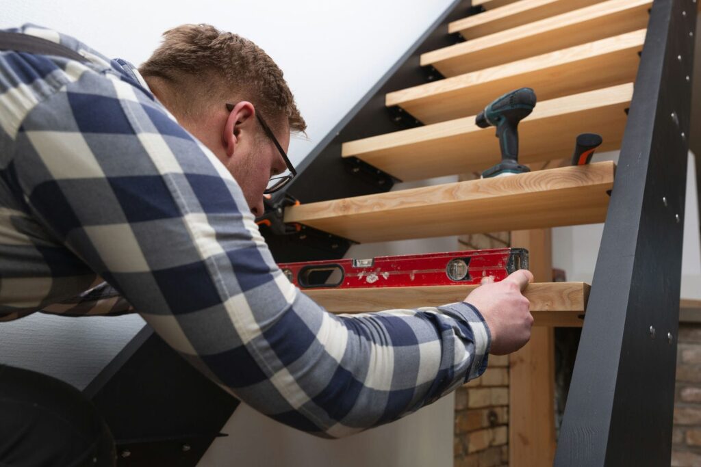 stair interior finishing inspection